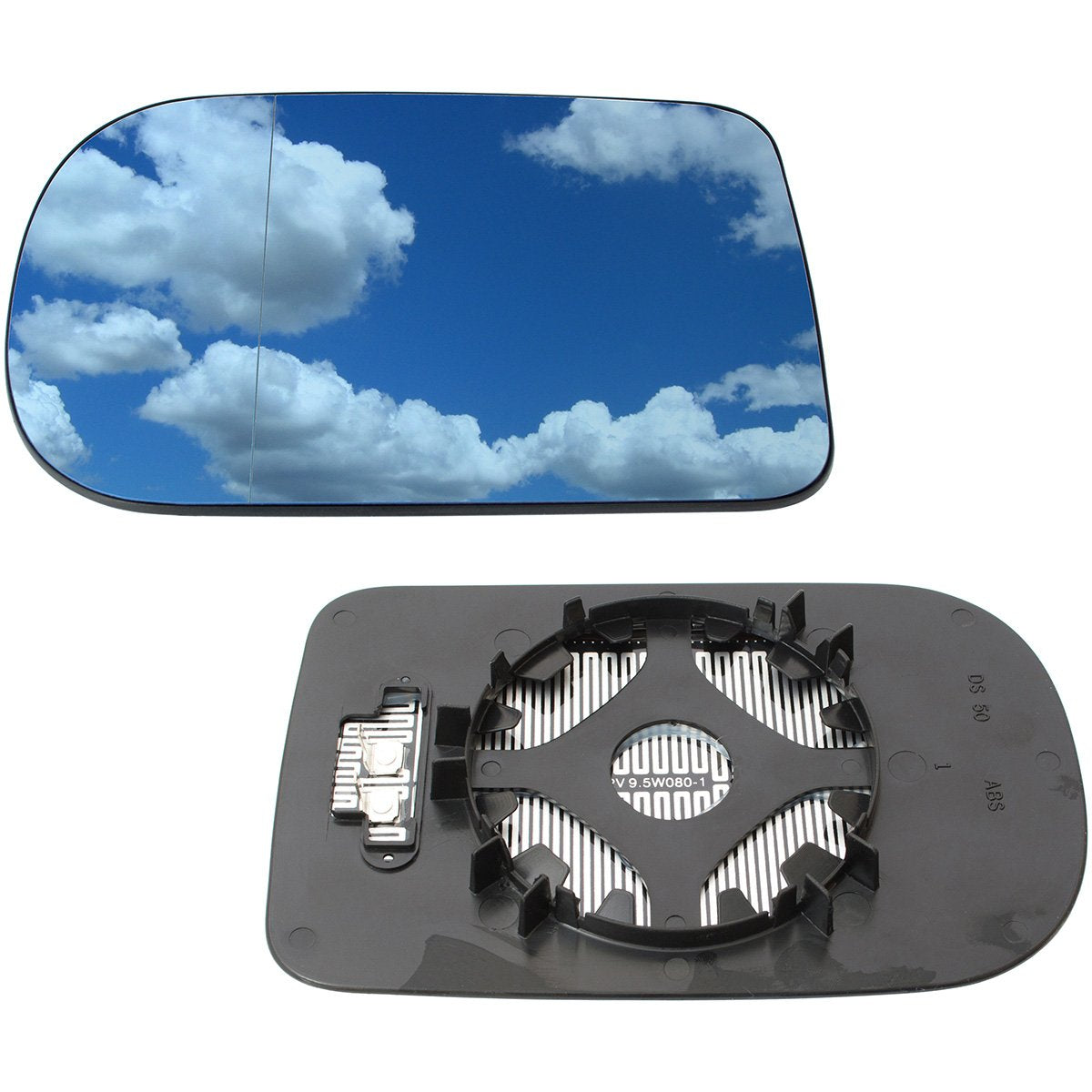 BMW 5 E39 96-04 heated blue mirror glass left