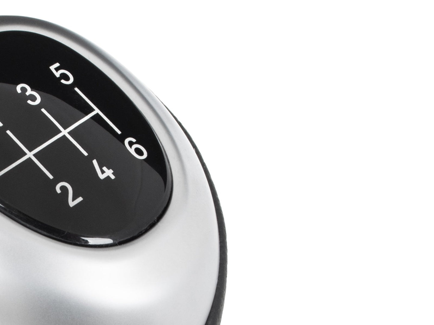 BMW 4 F36 Gran Coupe 2014- gear knob BLACK / SILVER 6-SPEED + GAITER