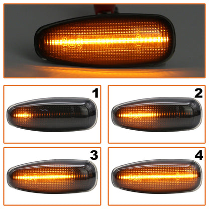 Hyundai i30 07-12 LED DYNAMIC SMOKED side indicators 2 pcs. SET