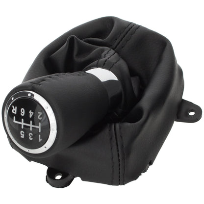 Honda Accord VIII 2008 - BLACK gear knob + BLACK gaiter with frame 6-SPEED
