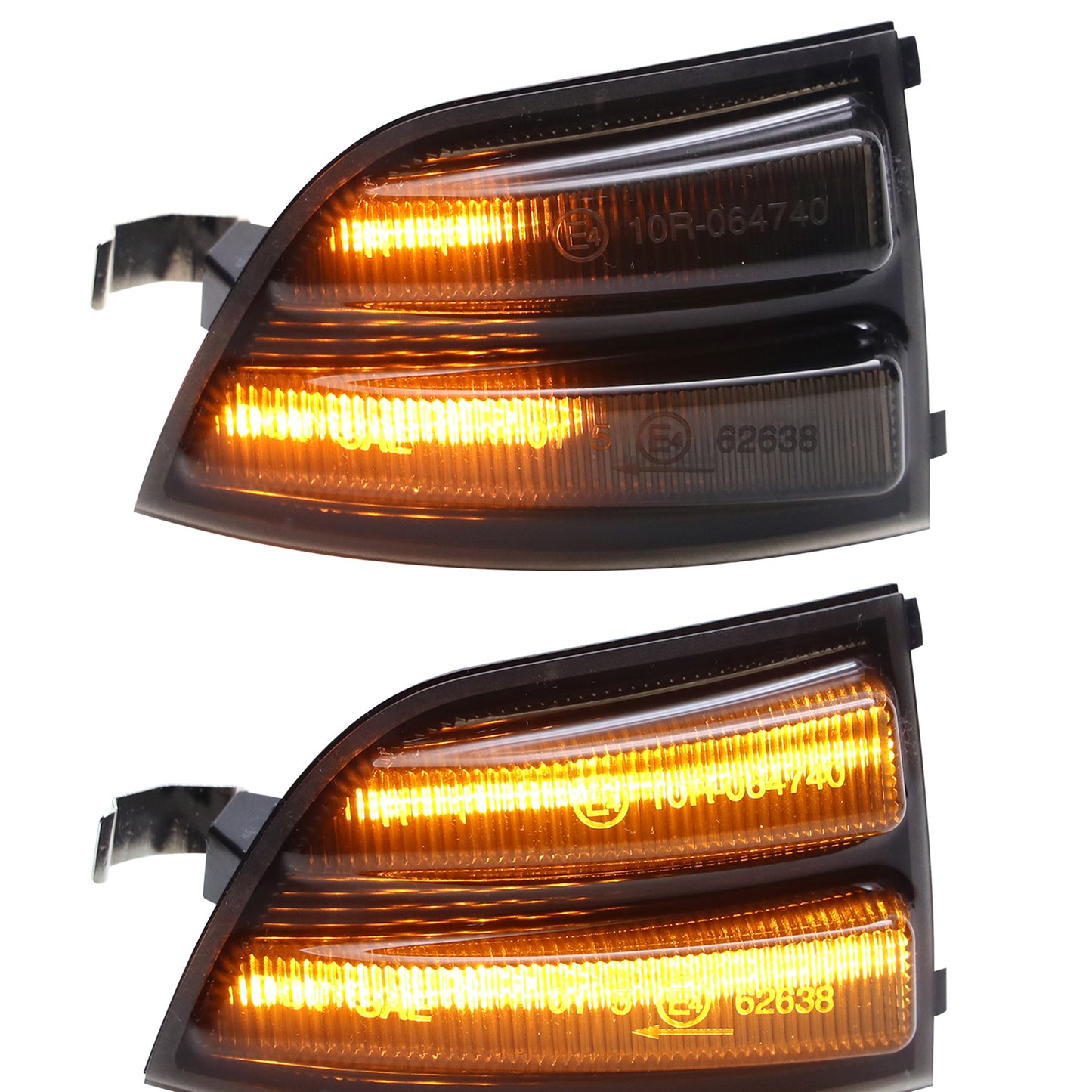 Ford Focus II C-MAX 03-07 Mirror Indicator Left + Right SMOKED DYNAMIC LED 2 pcs. SET