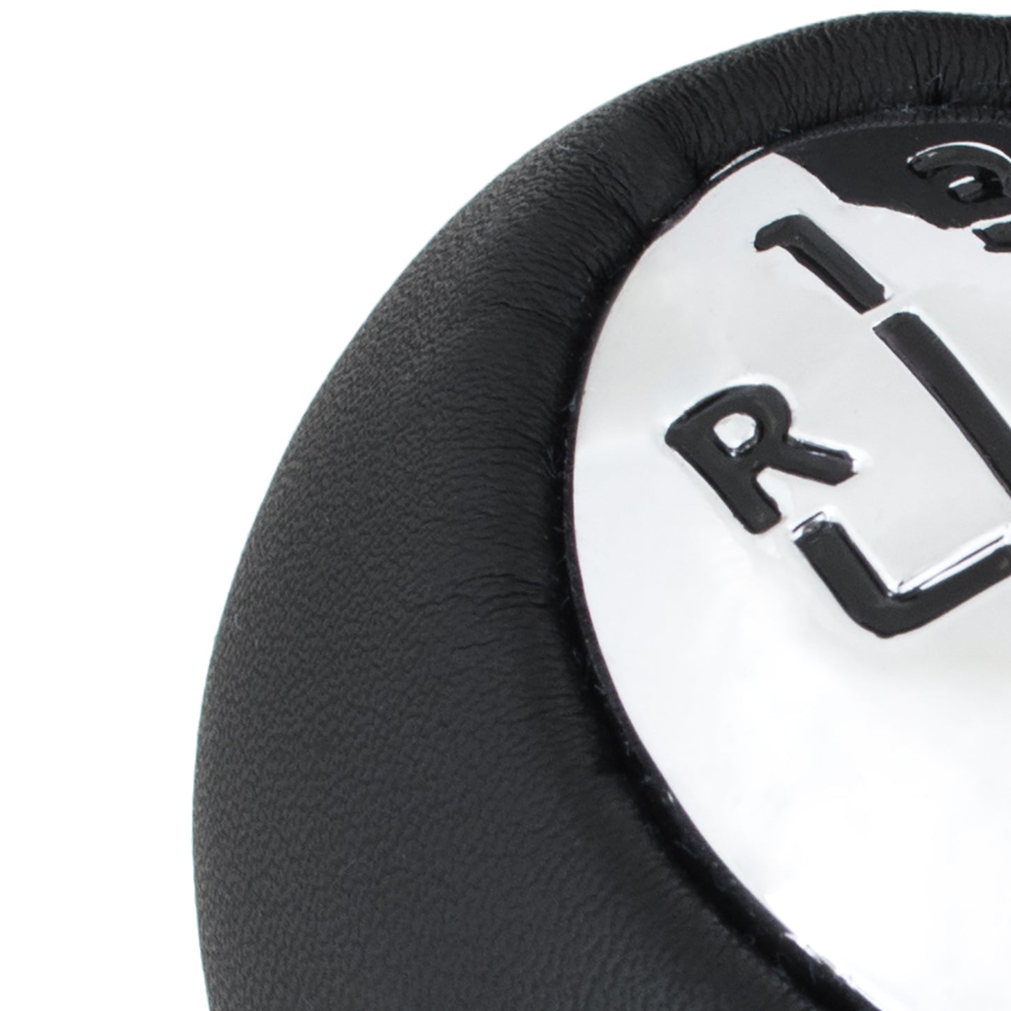 Renault Espace IV Gear knob 5 SPEEDS BLACK LEATHER + CHROME