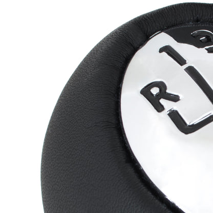 Renault Espace IV Gear knob 5 SPEEDS BLACK LEATHER + CHROME