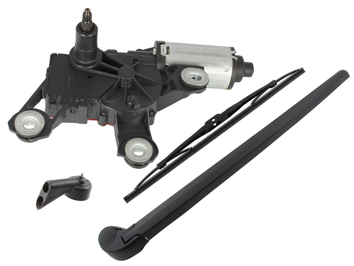 Audi A6 C6 AVANT (Estate) 04-11 SET: Wiper motor + rear wiper arm + blade + rear window washer nozzle 3pcs COMPLETE