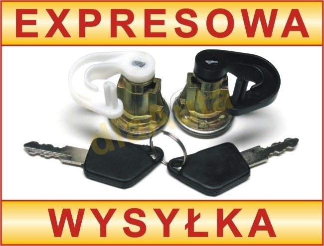 Peugeot 306 zamek wkładka drzwi 2 szt.