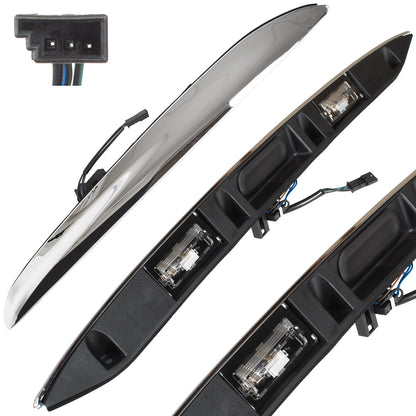 MINI R52 04-08 license plate light strip with tailgate opening microswitch
