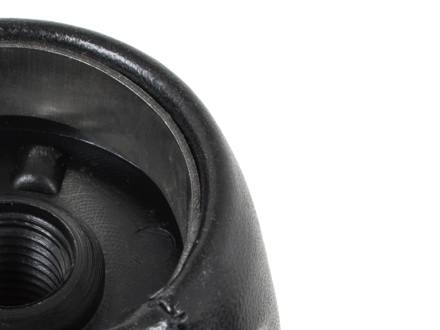 Hyundai Elantra gear knob BLACK + CHROME - SEMI-MATTE 5-SPEED