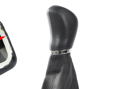 Mercedes W203 C-Class 00-07 gear knob BLACK + GAITER 5 SPEED