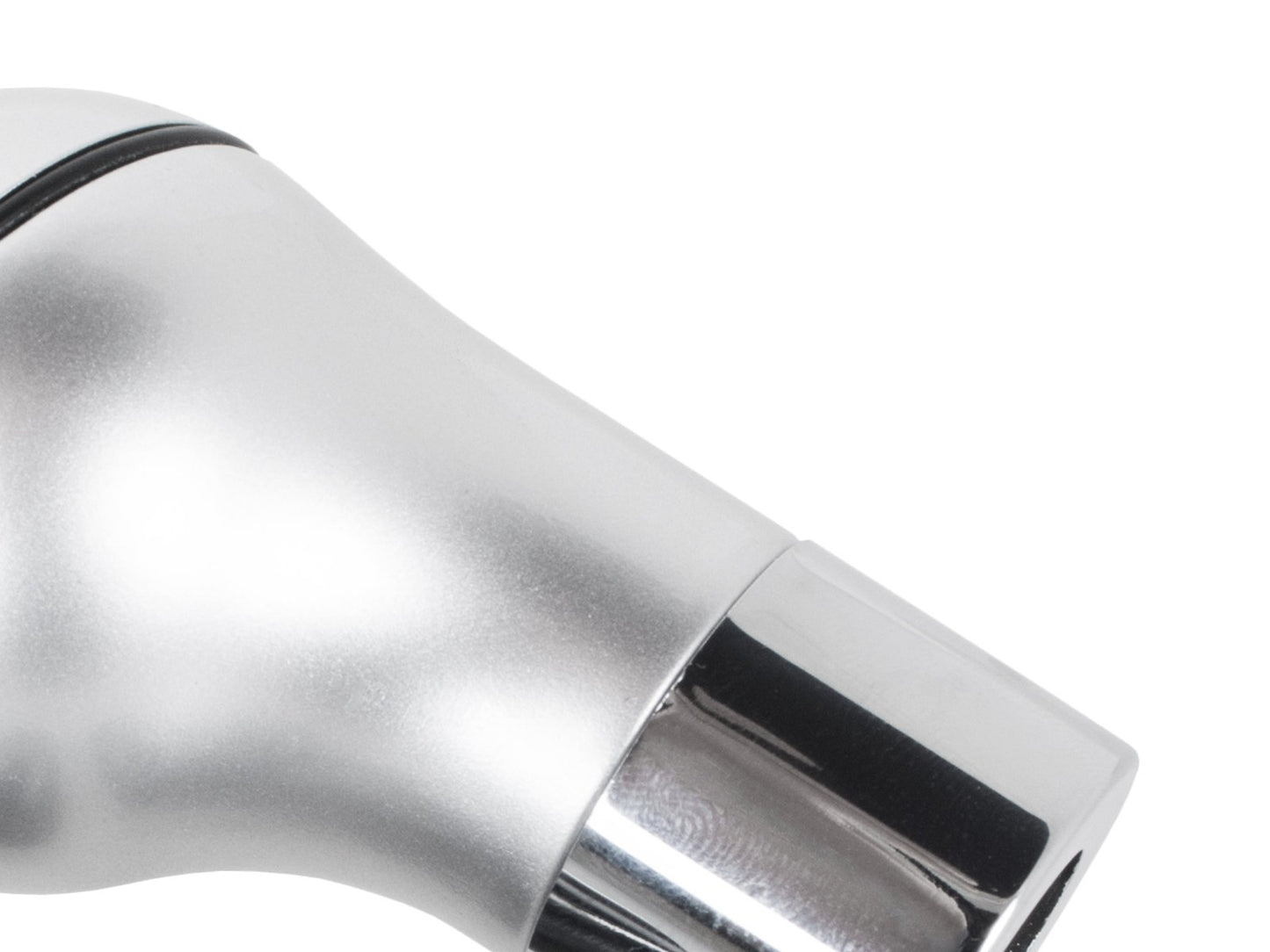 BMW E39 E46 E53 E60 E61 E81 E82 E83 E85 E87 E90 E91 E92 E93 Gear knob SILVER+CHROME 5 SPEEDS