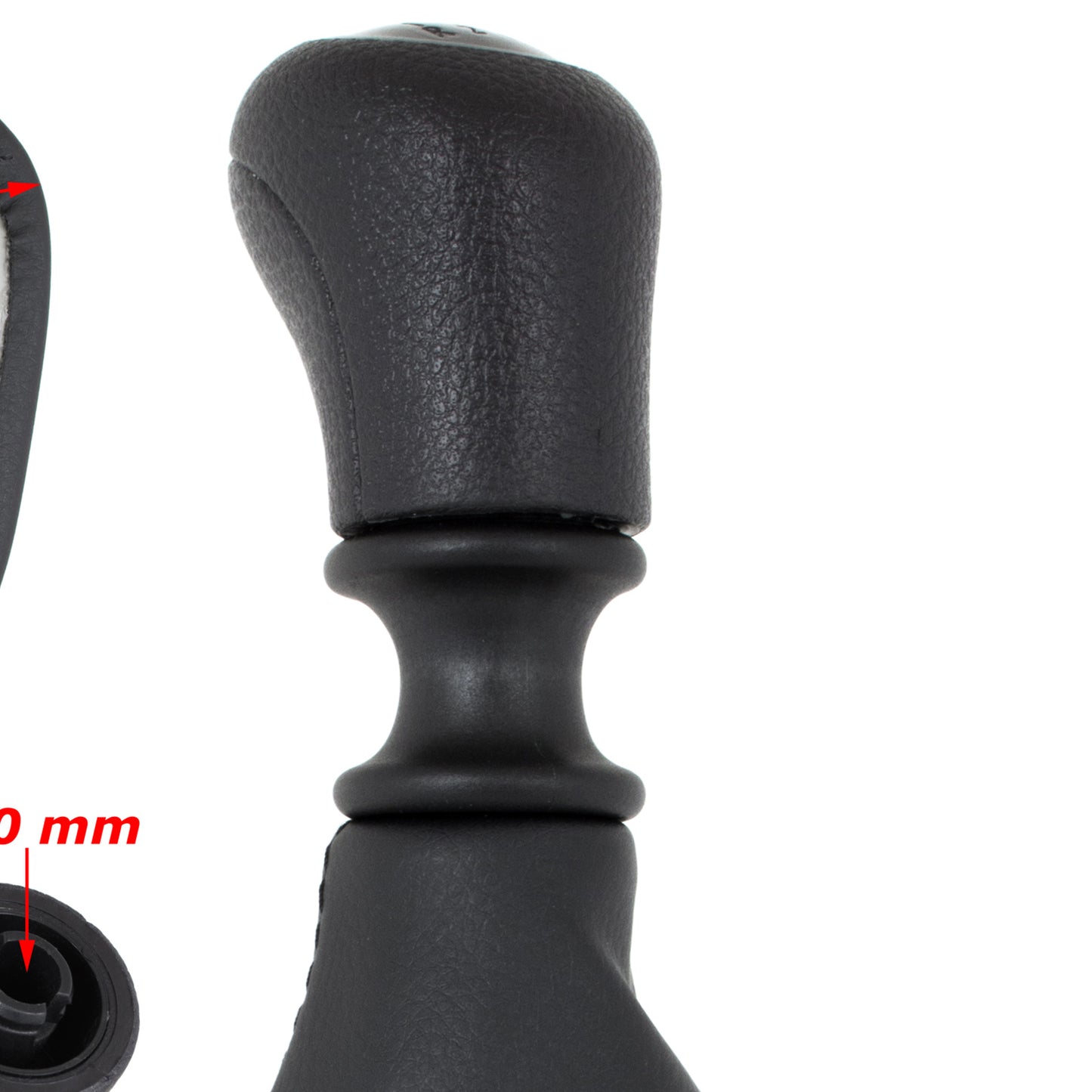 Mercedes Vito / Viano W639 03-10 gear knob BLACK + GAITER with frame 6 SPEEDS