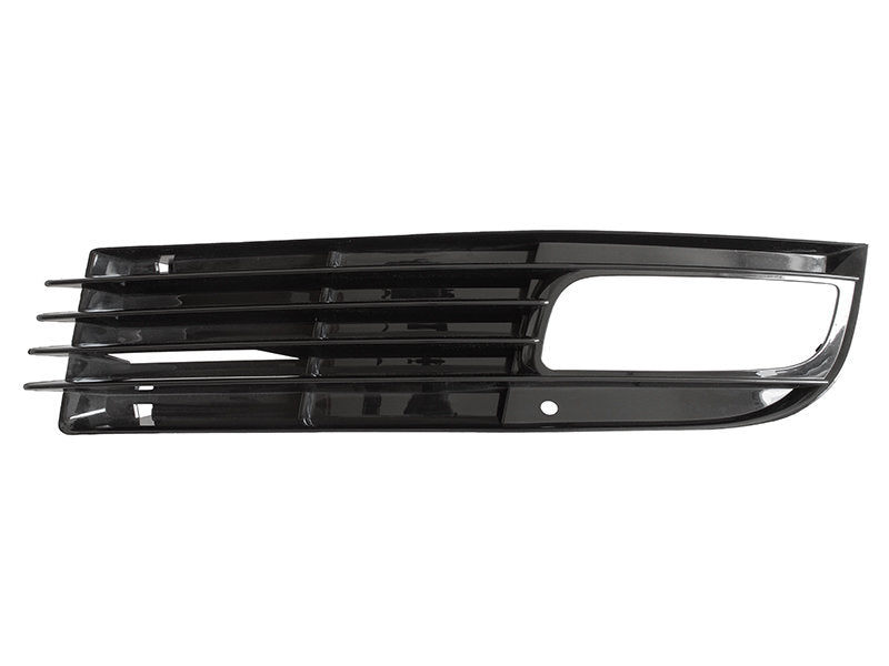 Audi A8 D3 FL 08-10 WITH FOG LIGHTS bumper grille BLACK left