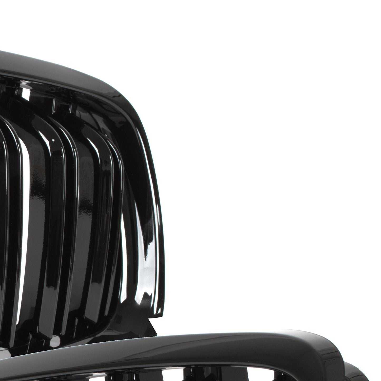 BMW 3 E90 / E91 09-13 SEDAN / ESTATE grilles (kidneys) left + right set BLACK GLOSSY DOUBLE BAR