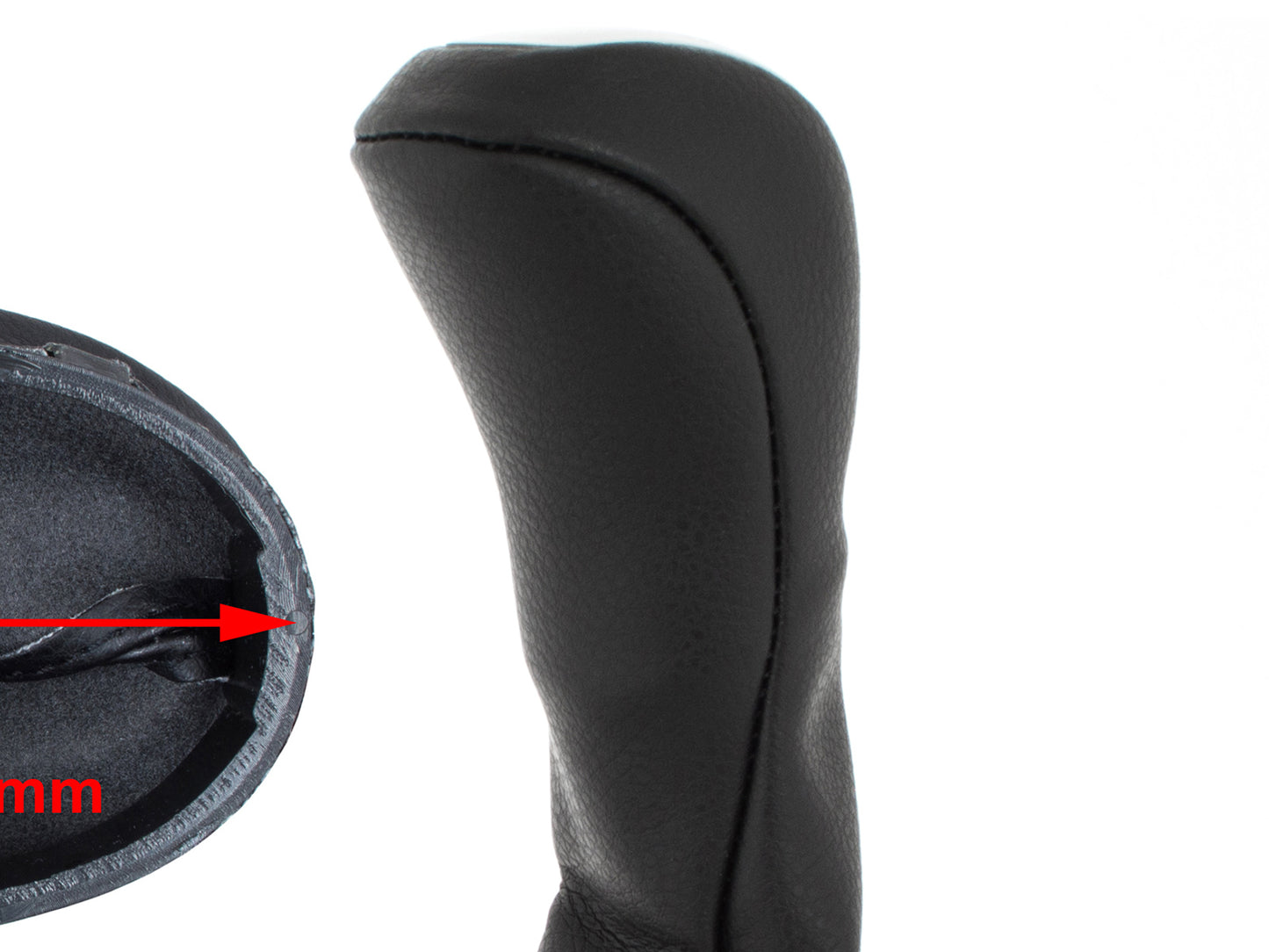 Mercedes W211 E-class 02-08 gear knob BLACK + SILVER + gaiter with frame AUTOMATIC