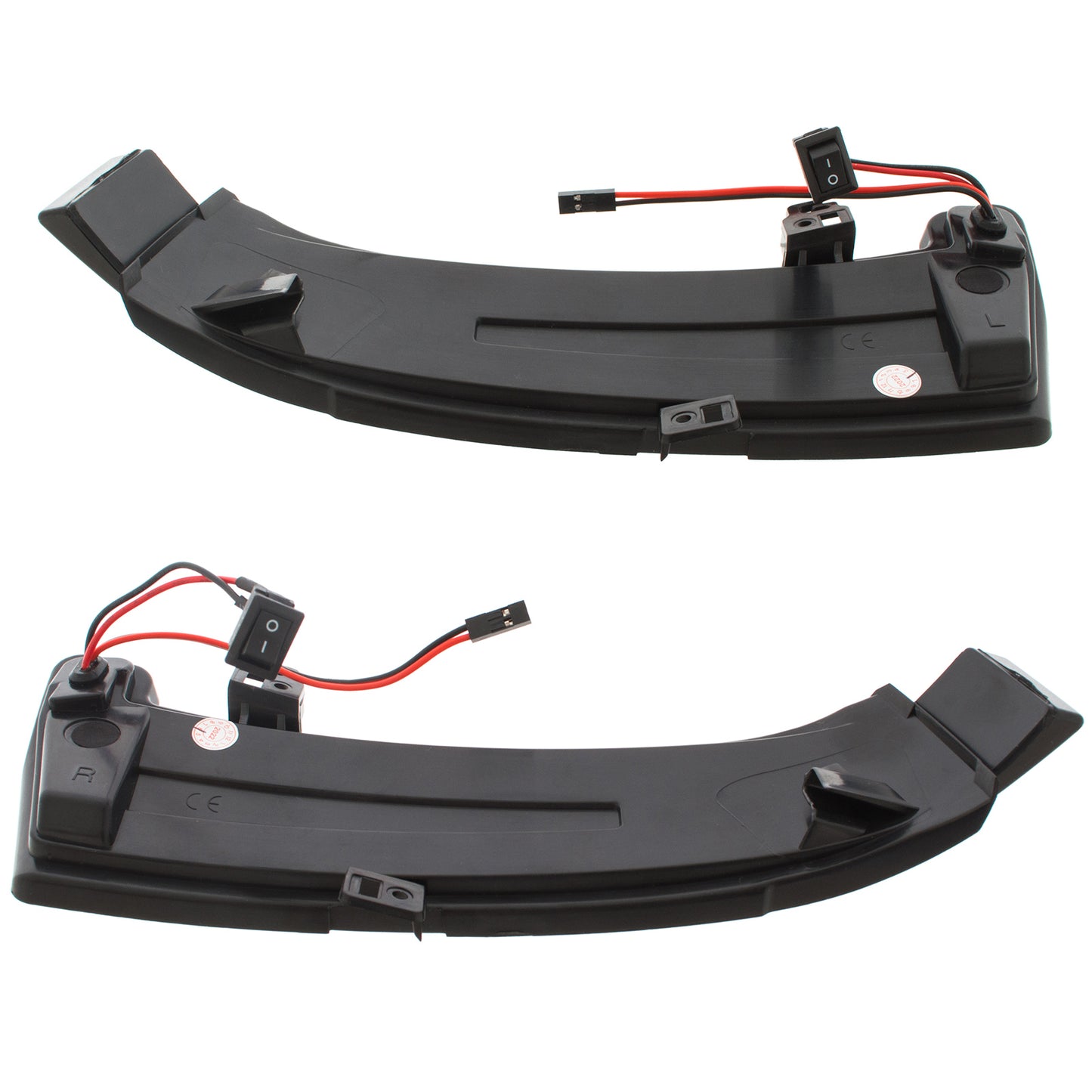 Mercedes W204 C-Class 2008- turn signal mirror left + right SMOKED DYNAMIC LED 2 pcs. SET
