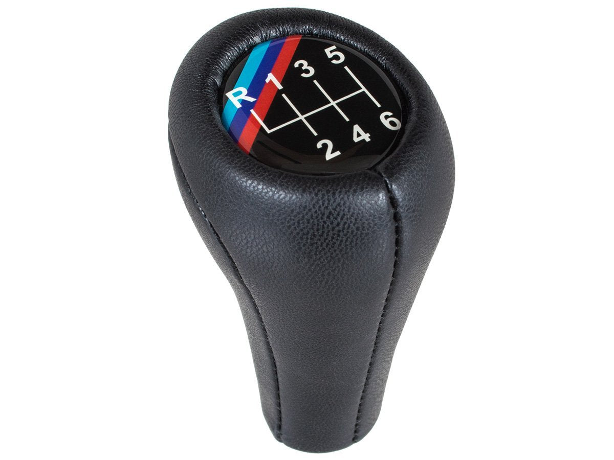 BMW E30 E32 E34 E36 E38 E39 E46 E53 Z3 gear knob BLACK LEATHER M-PACK 6 SPEED