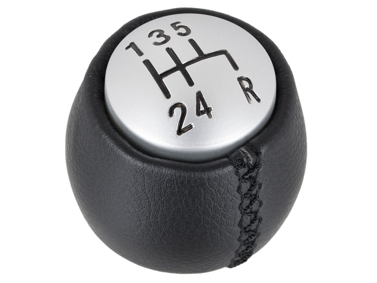Alfa Romeo 147 00-10 gear knob BLACK + SILVER 5 SPEED