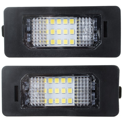 BMW E39 E60 E61 E82 E88 E90 E91 E92 E93 X5 E70 X6 E71 E72 lampki podświetlenia tablicy rejestracyjnej LED 2 szt. kpl.