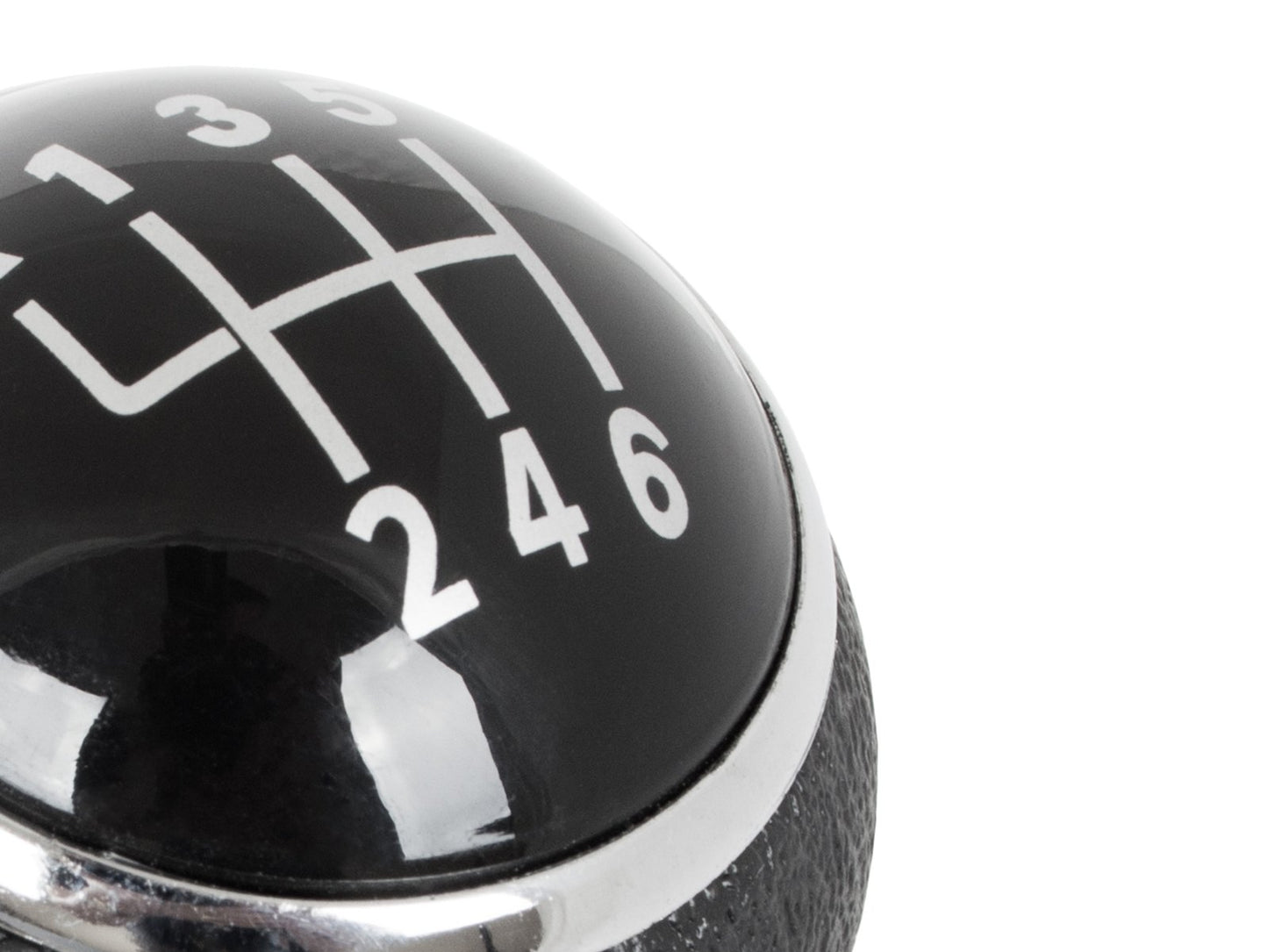VW Sharan 2010- gear knob BLACK 6 SPEED + GAITER HOLE 12 MM