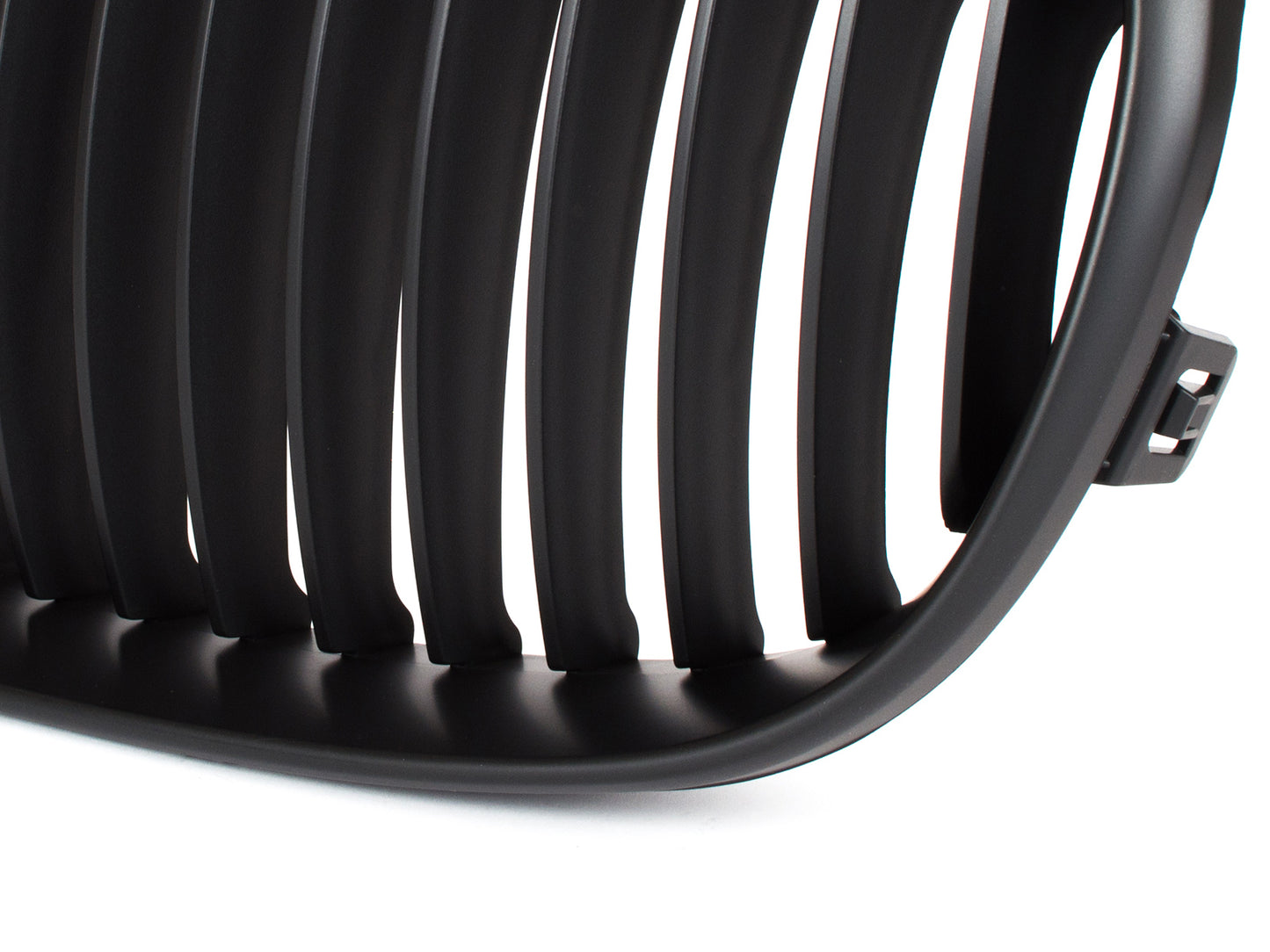 BMW 1 E81 E82 E87 E88 07-11 grilles (kidneys) left + right set BLACK MATTE