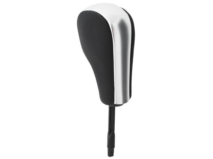 BMW 1 E81 E82 E87 E88 04-13 AUTOMATIC gear knob BLACK + SILVER - SHORT SHIFTER