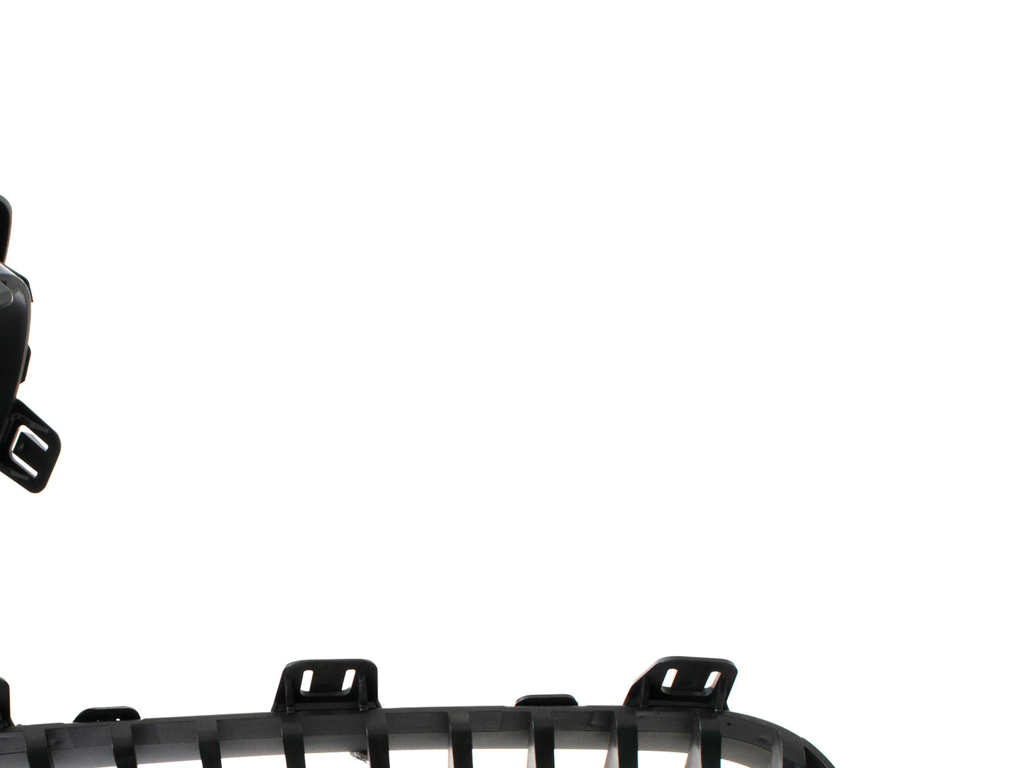 BMW 1 E81 E82 E87 E88 07-11 grilles (kidneys) left + right set BLACK MATTE