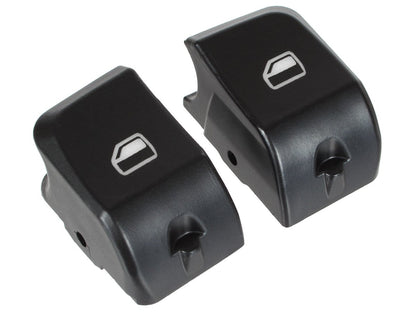 Audi A4 B8 07-16 window switch button covers for left panel 2 pcs set