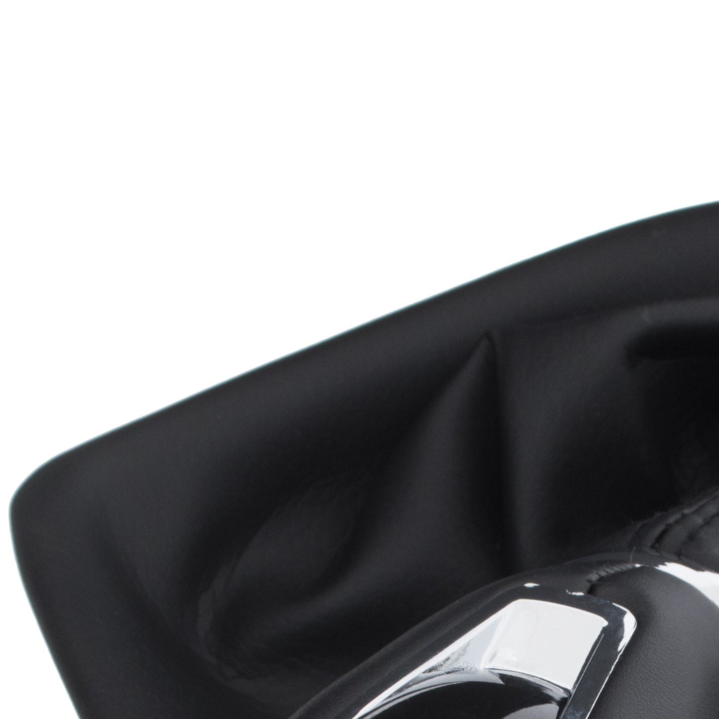 Seat Leon III 12-17 gear knob BLACK ECO-LEATHER + gaiter with frame 6 SPEEDS
