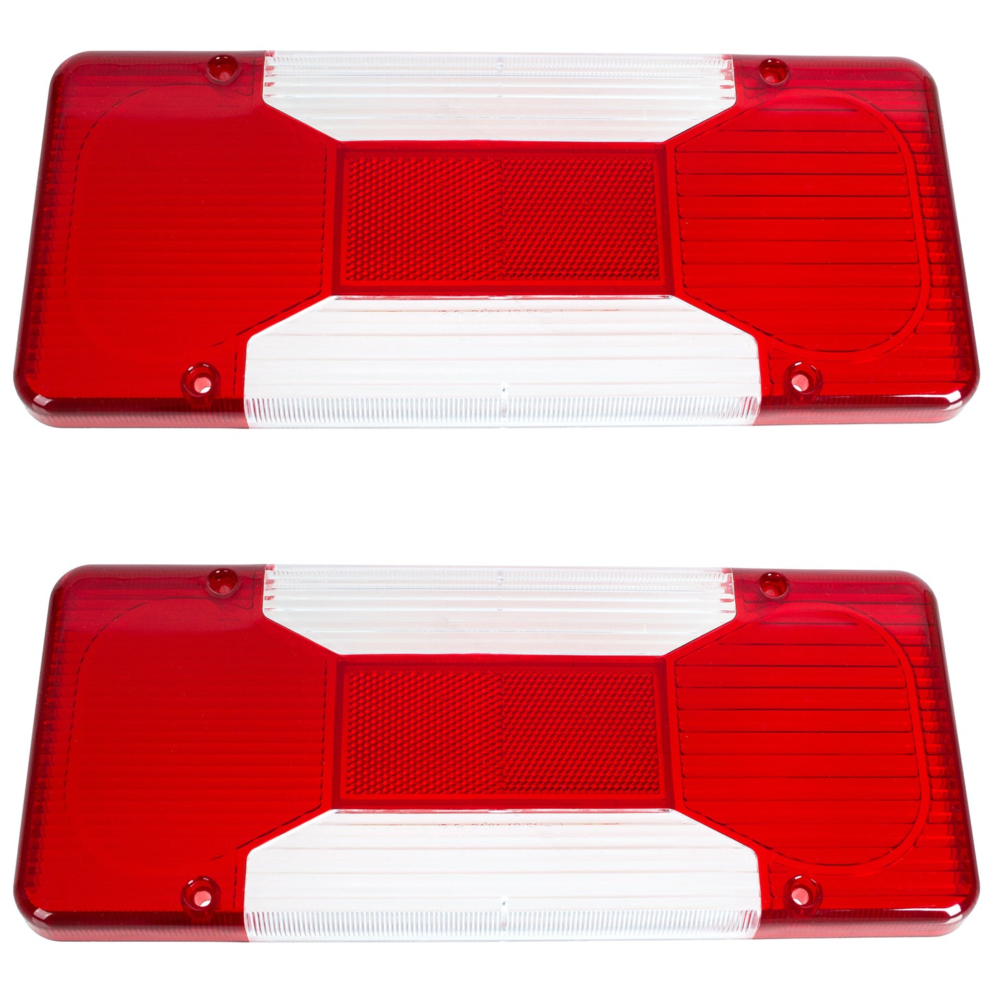 Iveco Daily IV 06-11 container rear light lens left + right 2 pcs. SET