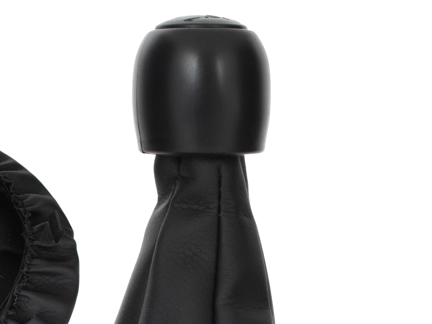 Fiat Panda II 03-12 gear knob BLACK + GAITER 5 GEARS