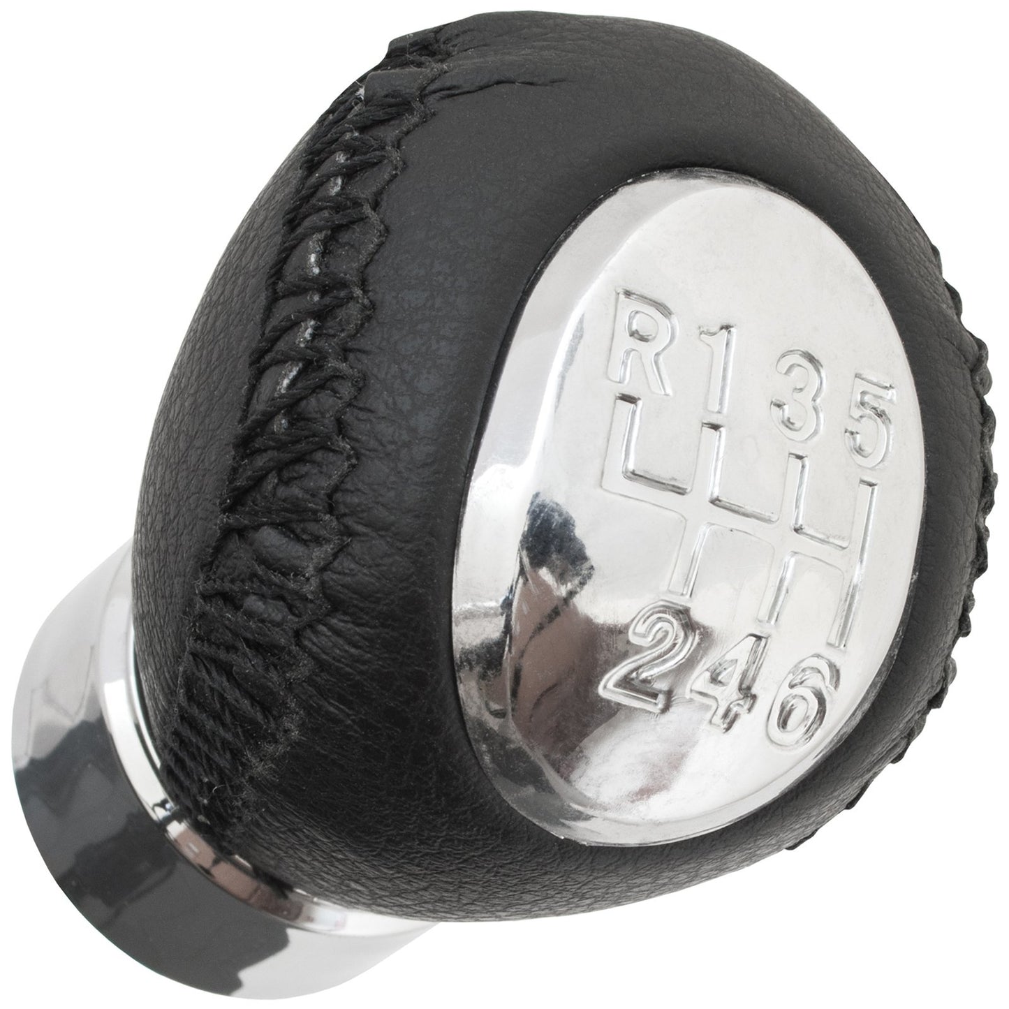 Mazda 3 BK 03-08 gear knob BLACK LEATHER 6 SPEED
