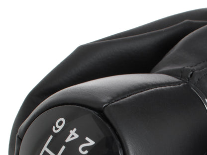 Seat Leon I 99-06 gear knob BLACK + gaiter with frame 6 SPEEDS
