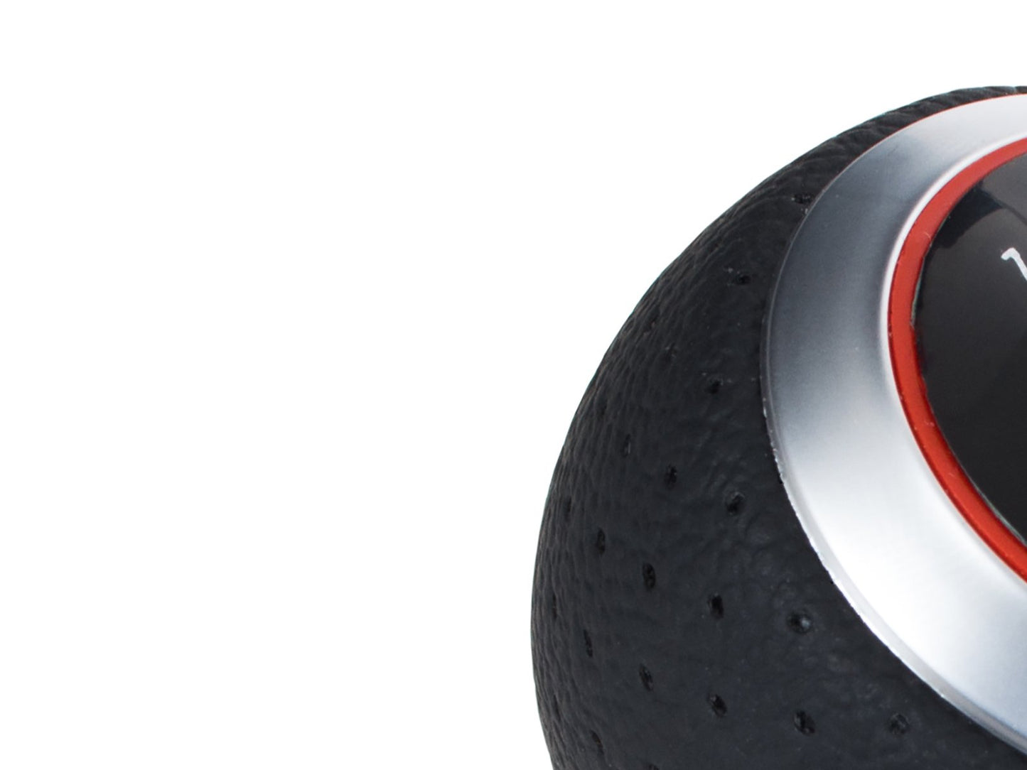 Audi A4 B6 00-04 Gear knob S-LINE BLACK + SILVER 5 SPEED (R at the bottom)