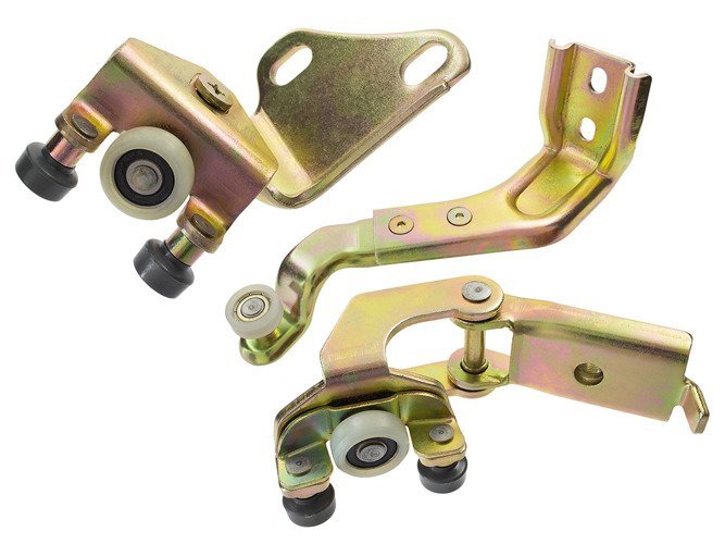 VW LT 95-06 sliding side door rollers 3 pcs. complete set