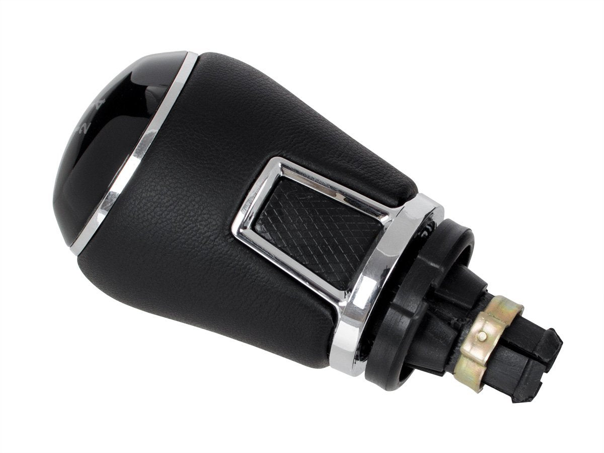 VW Passat B6 06-11 gear knob BLACK LEATHER 5 SPEED