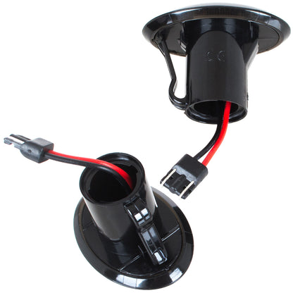 Fiat 500 500C 500L 2007- LED SMOKED DYNAMIC side indicator 2 pcs. SET