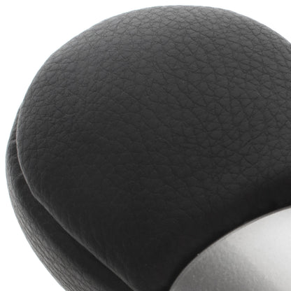 Volvo S60 10-18 gear knob BLACK ECO-LEATHER / SILVER WITHOUT DIAGRAM
