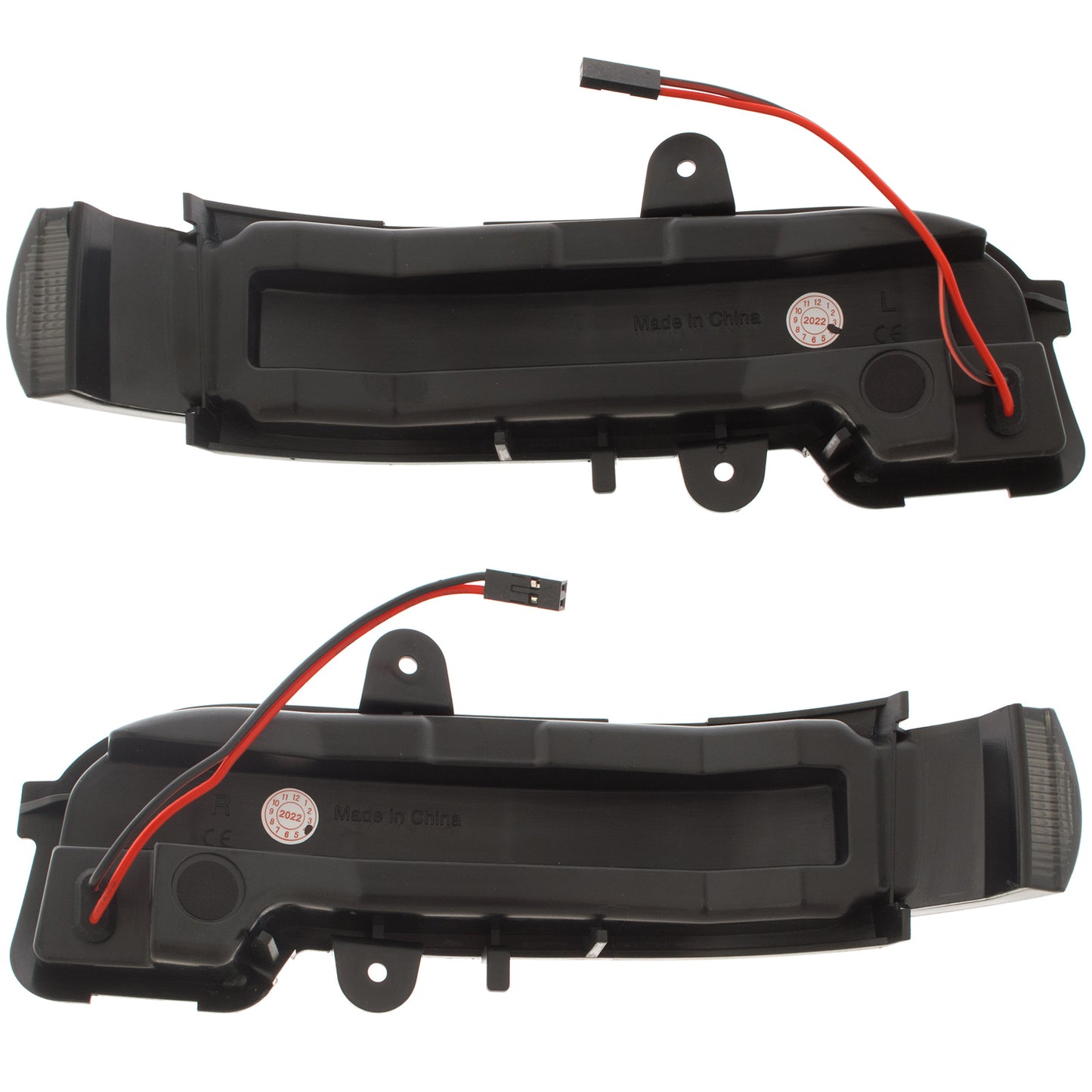 Mercedes CL203 S203 W203 C-Class 01-07 left + right SMOKED DYNAMIC LED mirror indicator 2 pcs. SET