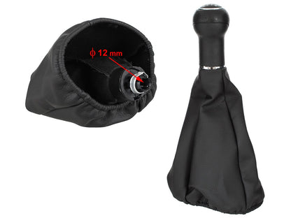 VW Polo III 94-01 gear knob BLACK + GAITER 5 SPEED