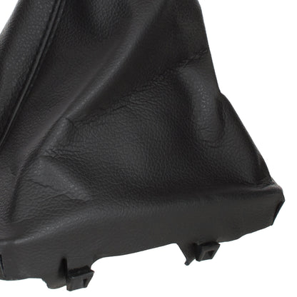 Audi A5 8T 07-16 Gear knob BLACK + CHROME 6 SPEED + GAITER BLACK WITH BLACK STITCHING