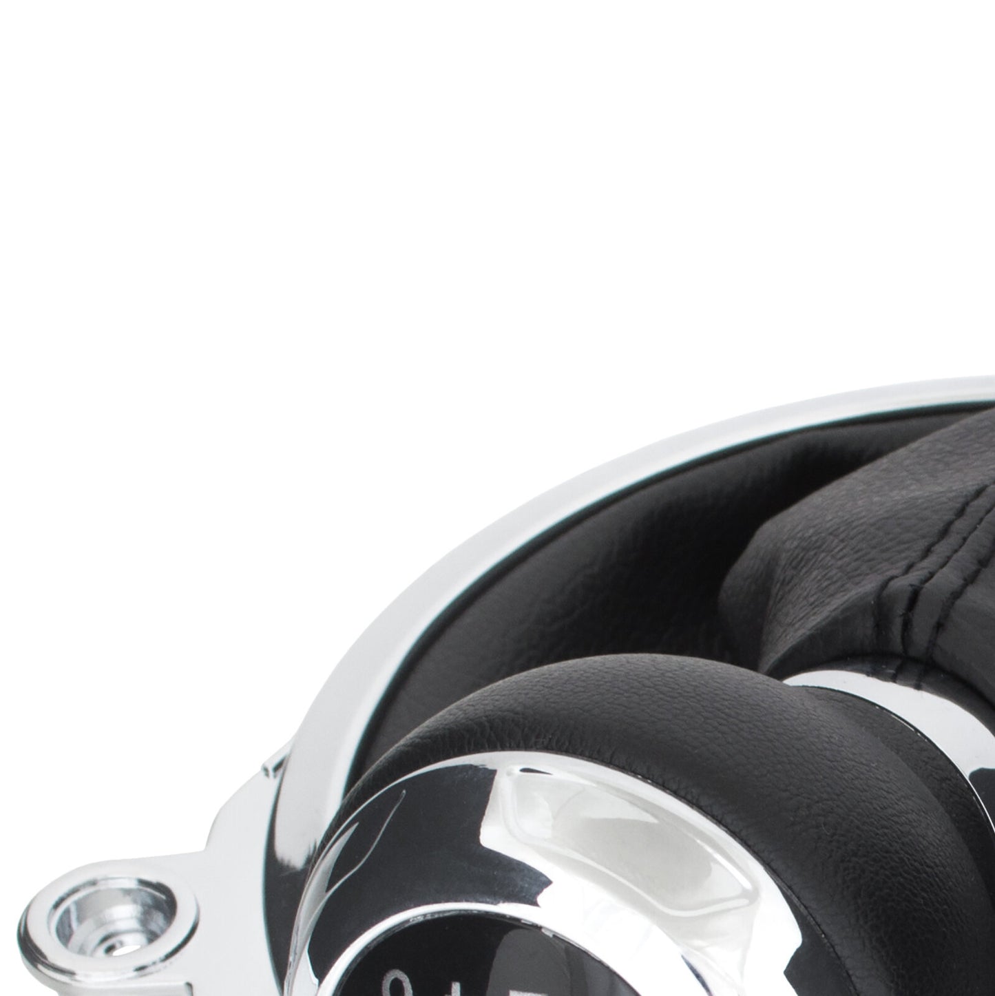 Audi TT 8J 06-14 BLACK / CHROME gear knob + BLACK GAITER WITH CHROME FRAME 6 SPEED