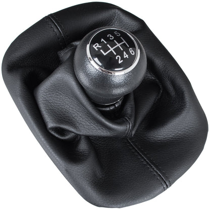 VW Passat B5 FL 00-05 BLACK gear knob + gaiter with frame 6 SPEEDS