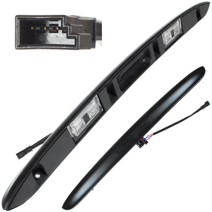 BMW 3 E46 97-05 SEDAN COMPACT License Plate Light Trim Panel with Tailgate Opening Microswitch