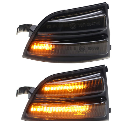 Ford Focus II 04-08 Mirror Indicator Left + Right SMOKED DYNAMIC LED 2 pcs. SET