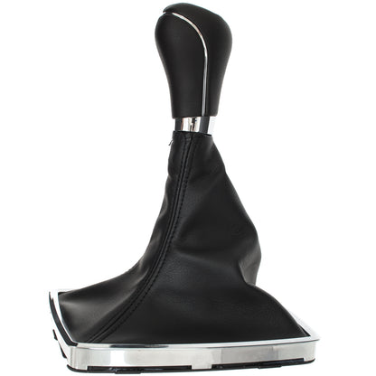 Mercedes W204 C-Class 07-14 BLACK gear knob + BLACK gaiter with CHROME frame 6-SPEED DIAGRAM
