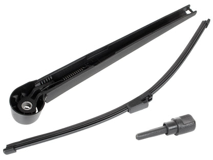 VW Caddy 2004 - TAILGATE VERSION rear wiper arm + blade + rear window washer nozzle 2 pcs SET