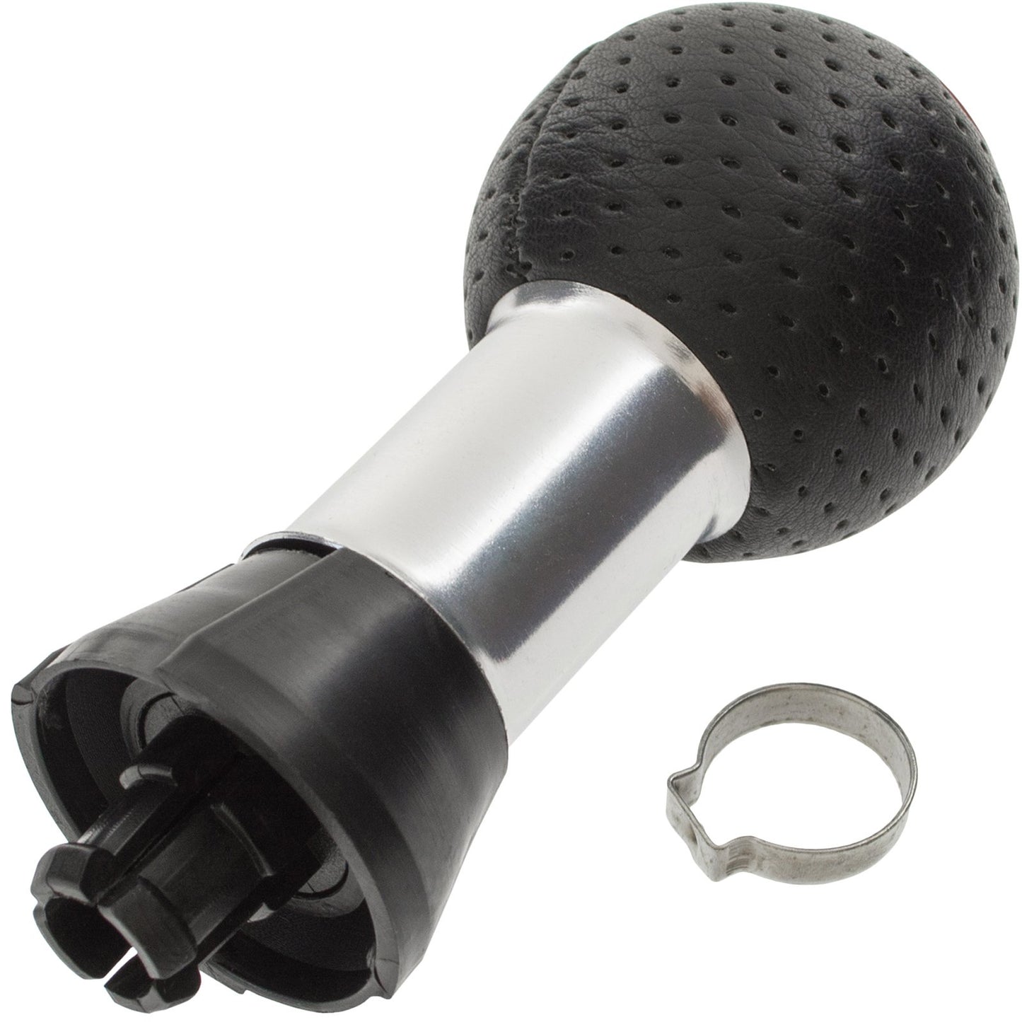 Audi A4 B6 00-04 BLACK gear knob + RED RING 6 SPEED
