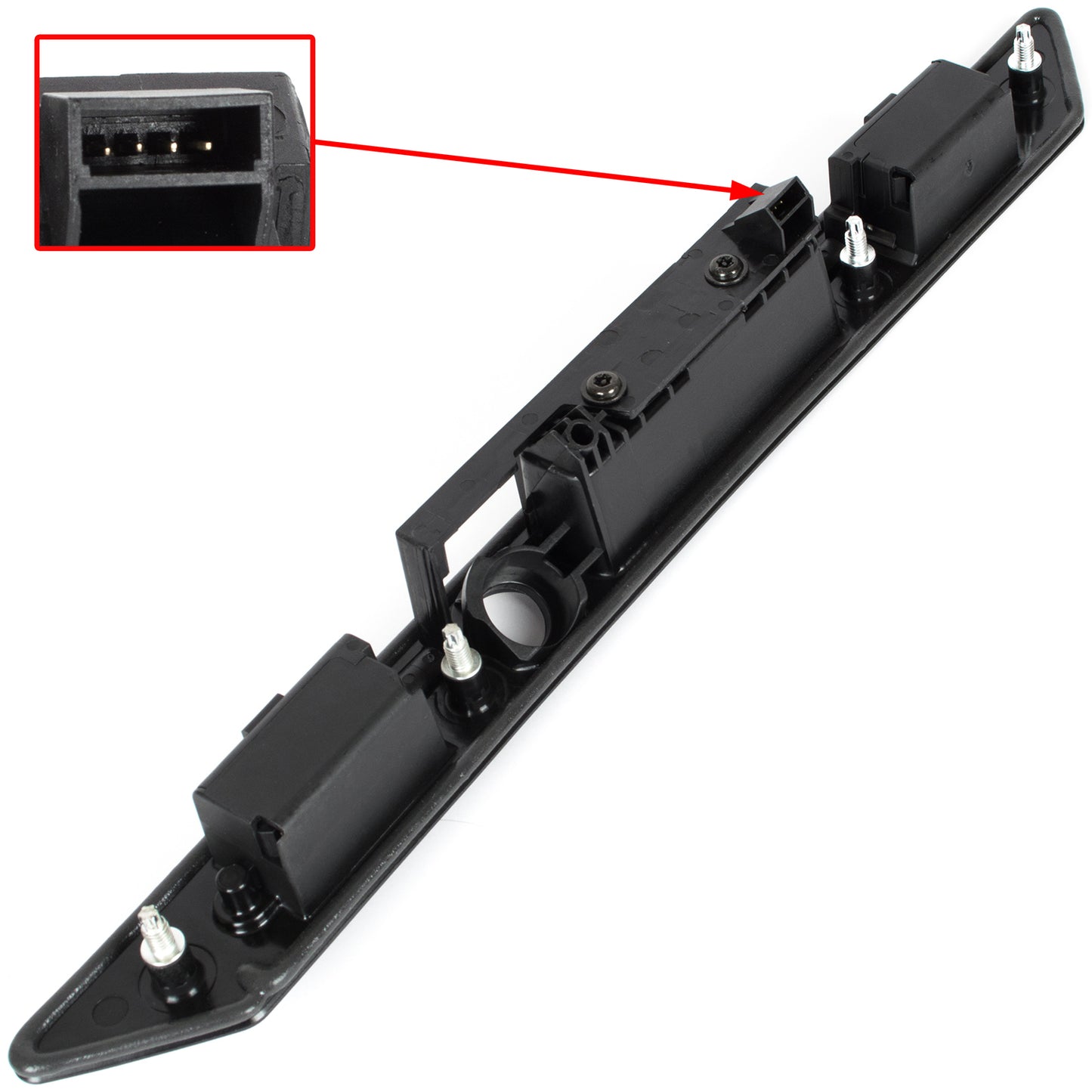 Audi A4 B7 04-08 license plate light strip with tailgate opening microswitch