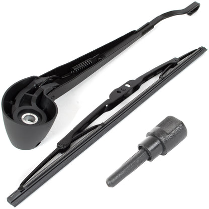 Seat Leon I 99-06 rear wiper arm + blade WITH WASHER JET HOLE + rear window washer nozzle COMPLETE