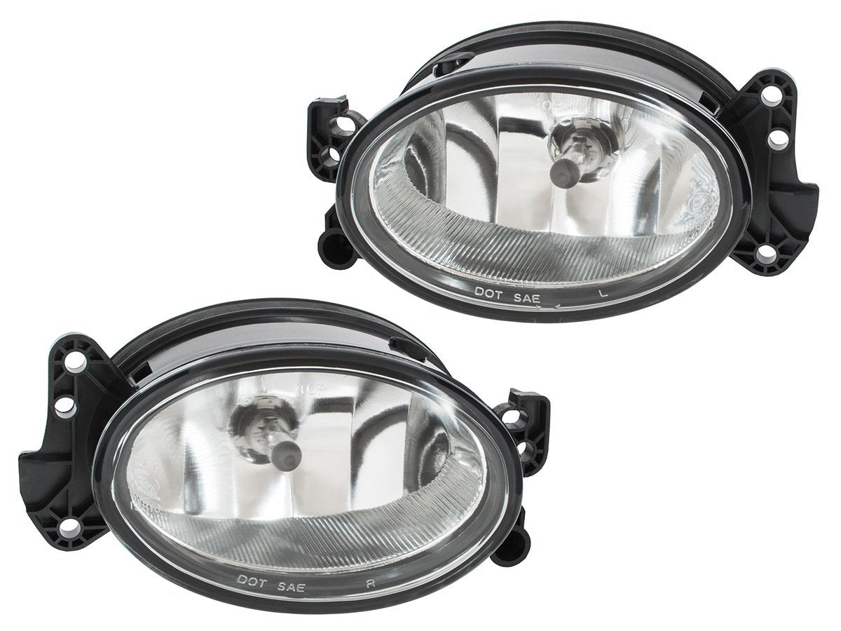Mercedes W204 C-Class 07-11 fog lights left + right 2 pcs SET