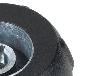 Fiat 500 2007- gear knob CHROME + BLACK 5-SPEED